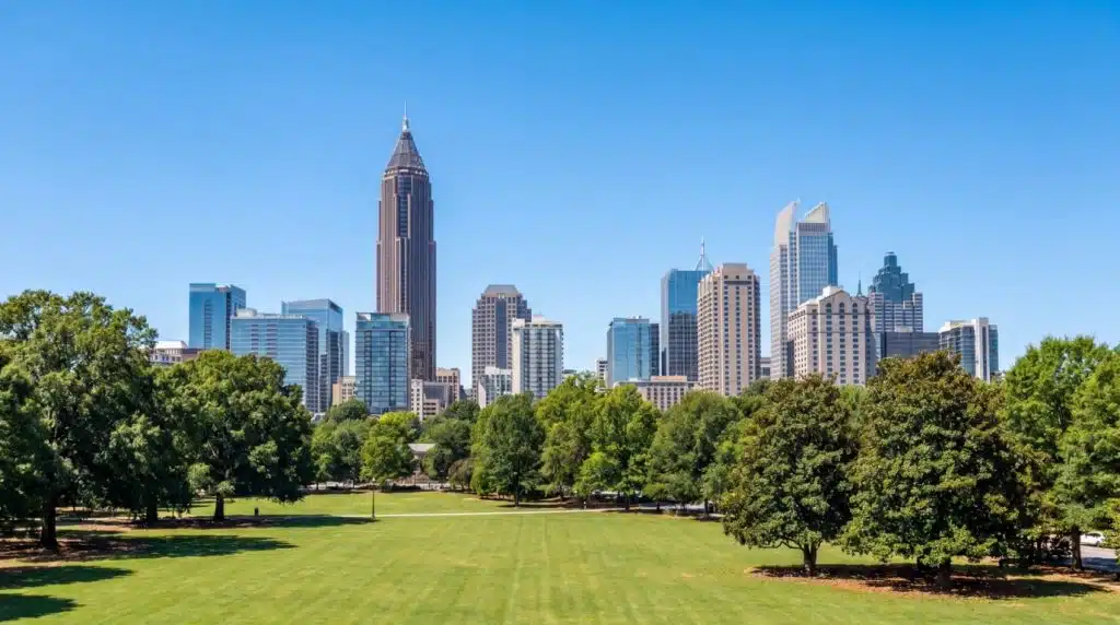 Atlanta door hanger distribution coverage area