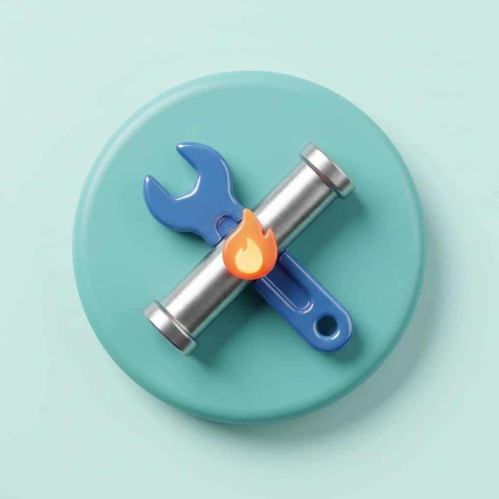 HVAC & Plumbing door hanger distribution icon