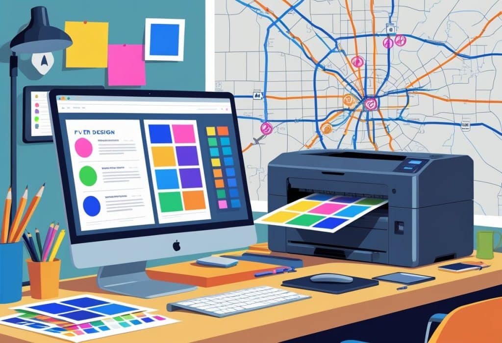 Full-service custom printing of door hangers and marketing flyers