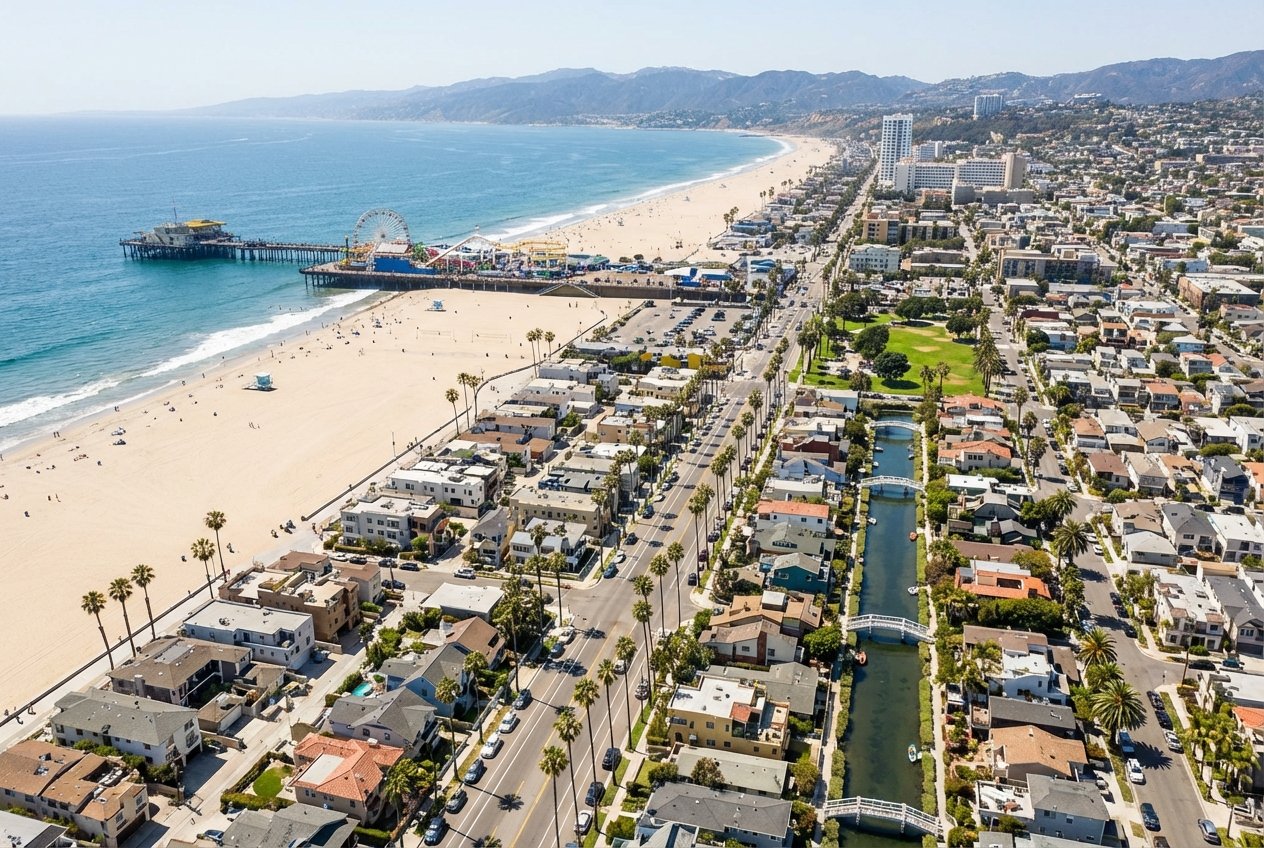 Flyer distribution in Santa Monica and Venice Beach