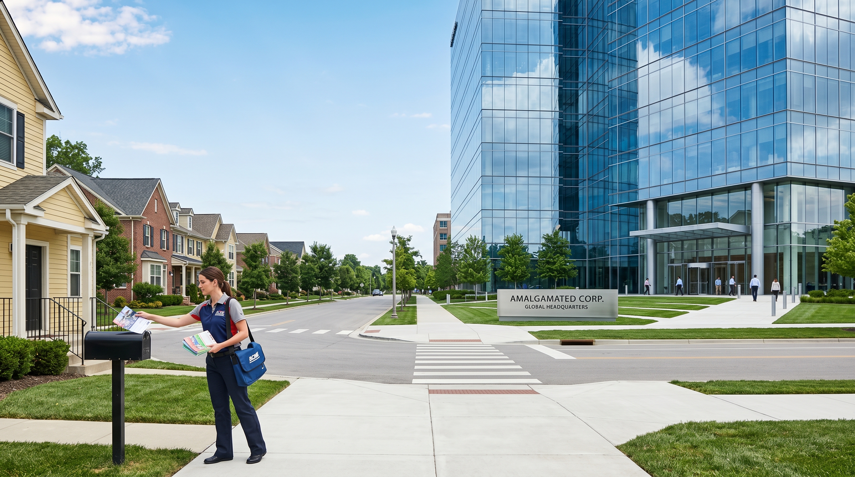 Fortune 500 brand headquarters representing national companies that use Direct to Door distribution
